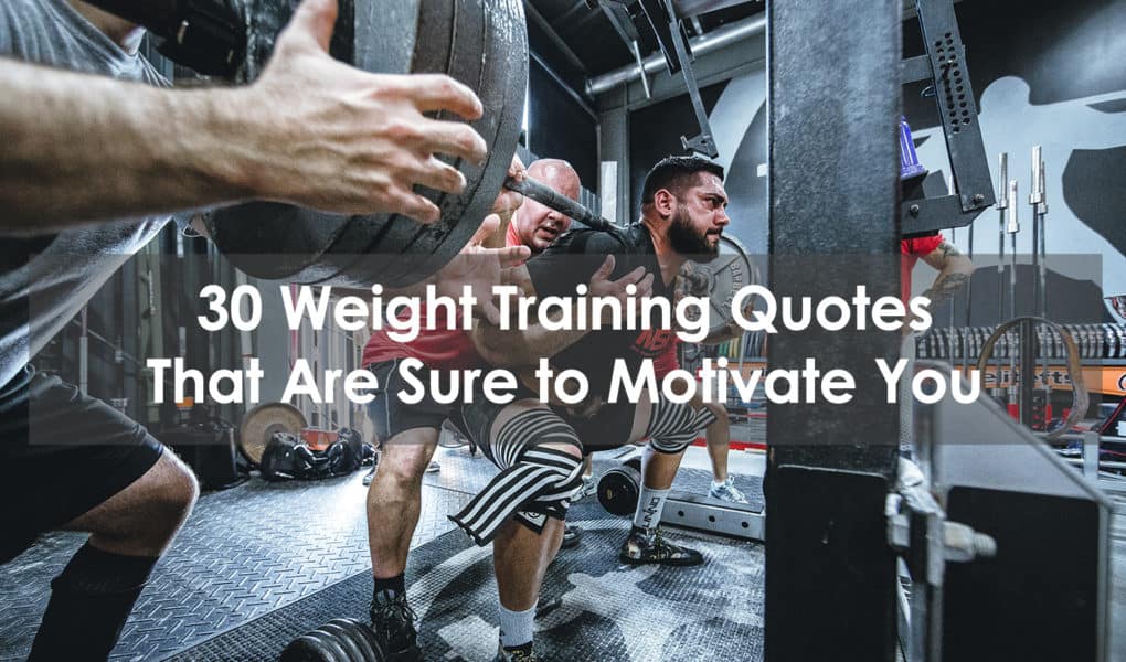 weight training quotes