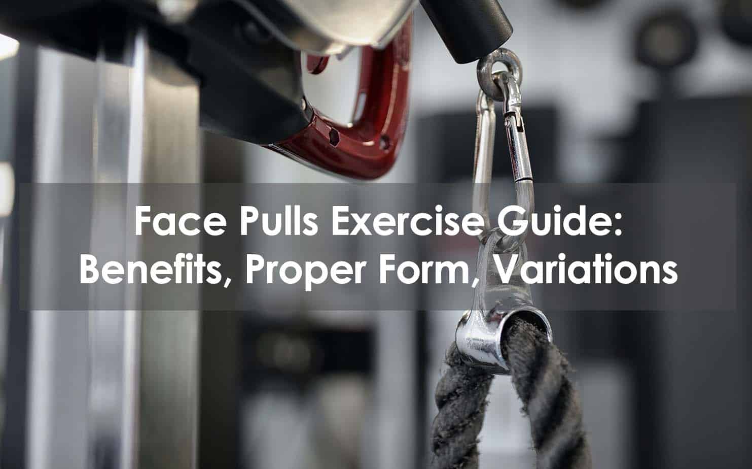 Face Pulls Exercise Guide: Benefits, Proper Form, Variations