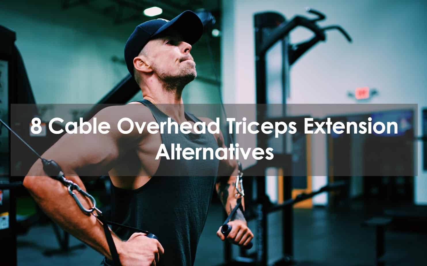 cable lying triceps extension alternative
